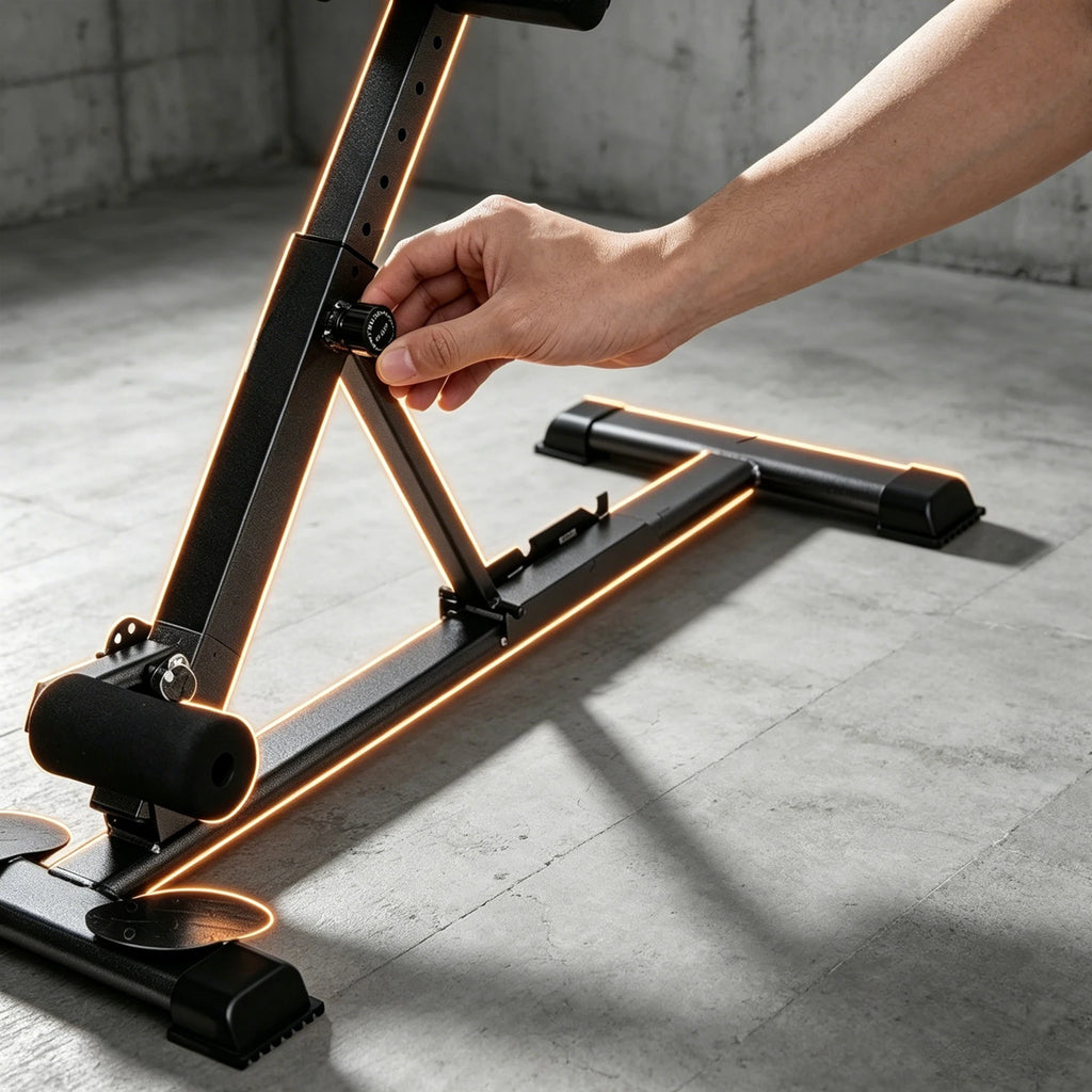 Foldable Back Extension Bench