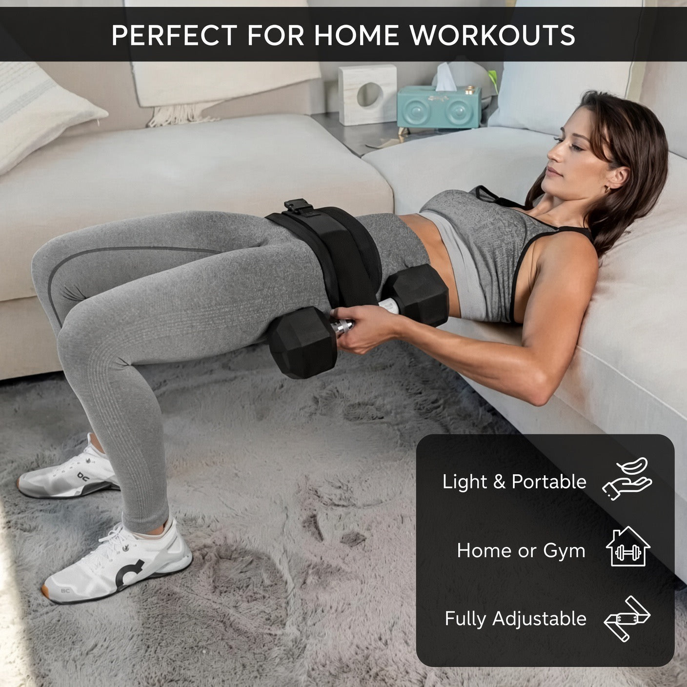 Adjustable Weighted Waist Belt