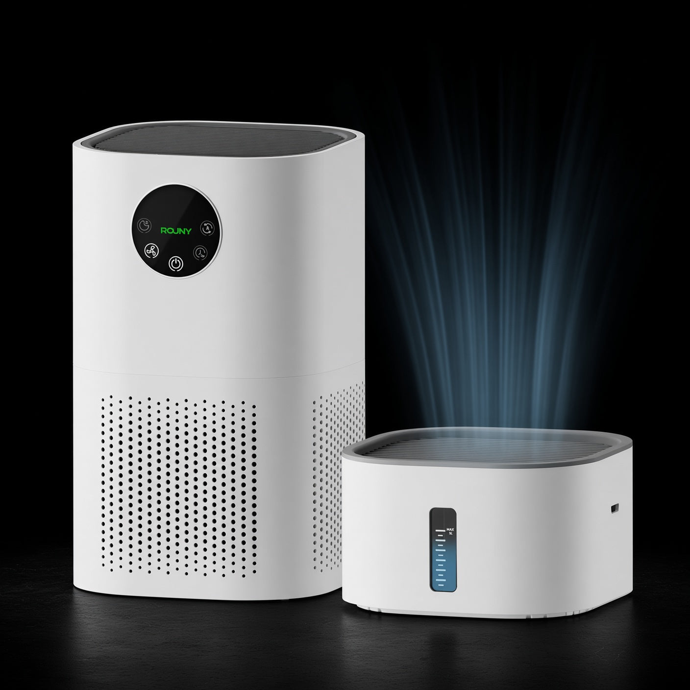 2-in-1 Air Purifier & Humidifier – H13 HEPA Filtration