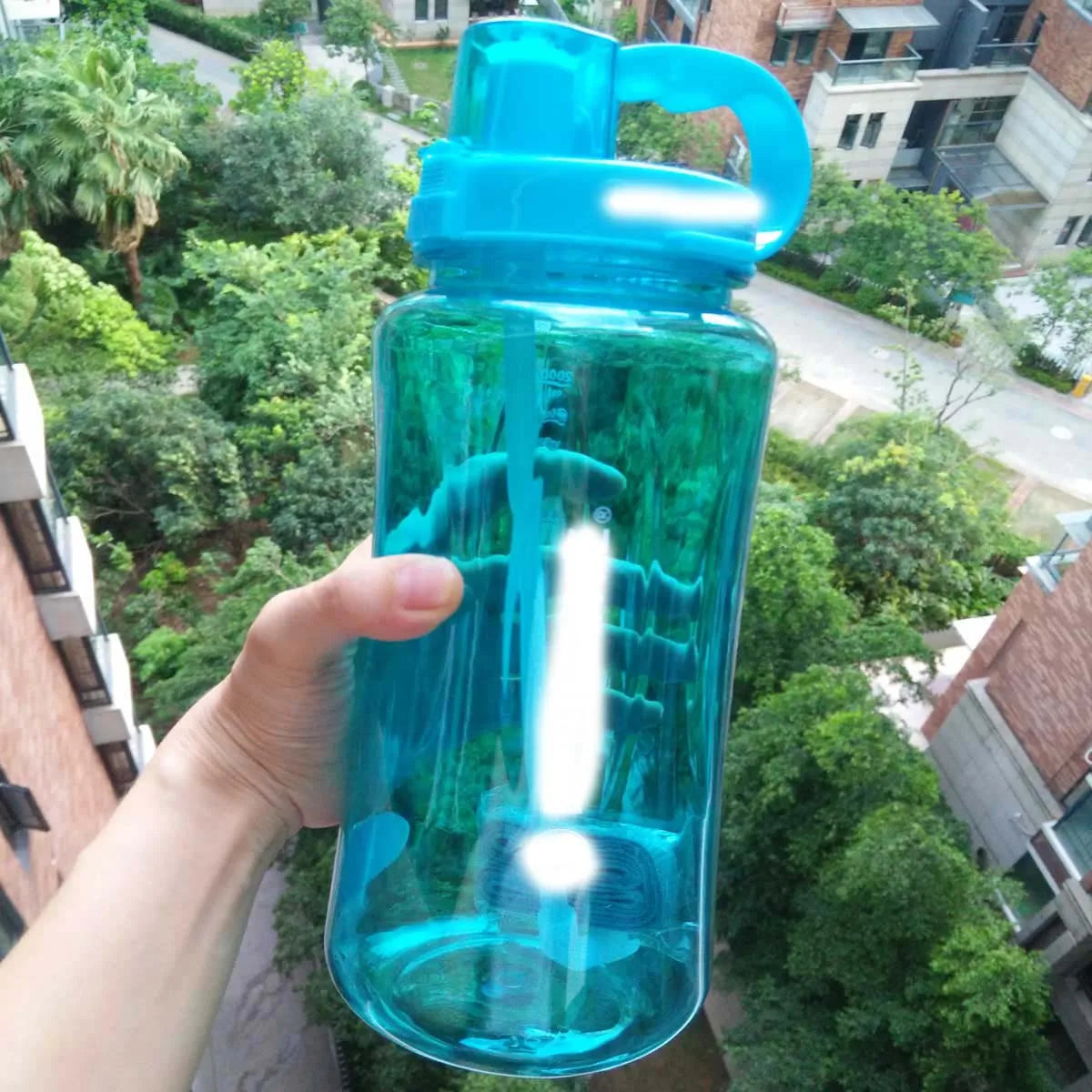 Straw Water Bottle