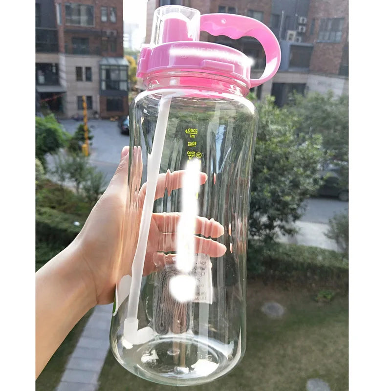 Straw Water Bottle
