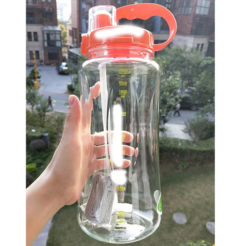 Straw Water Bottle