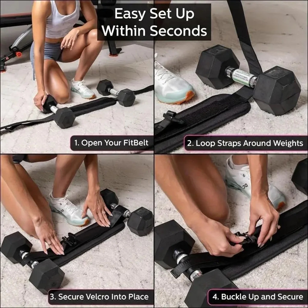 Adjustable Weighted Waist Belt