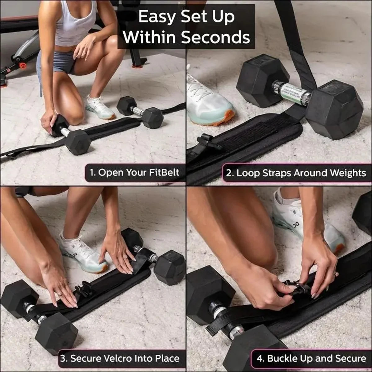 Adjustable Weighted Waist Belt