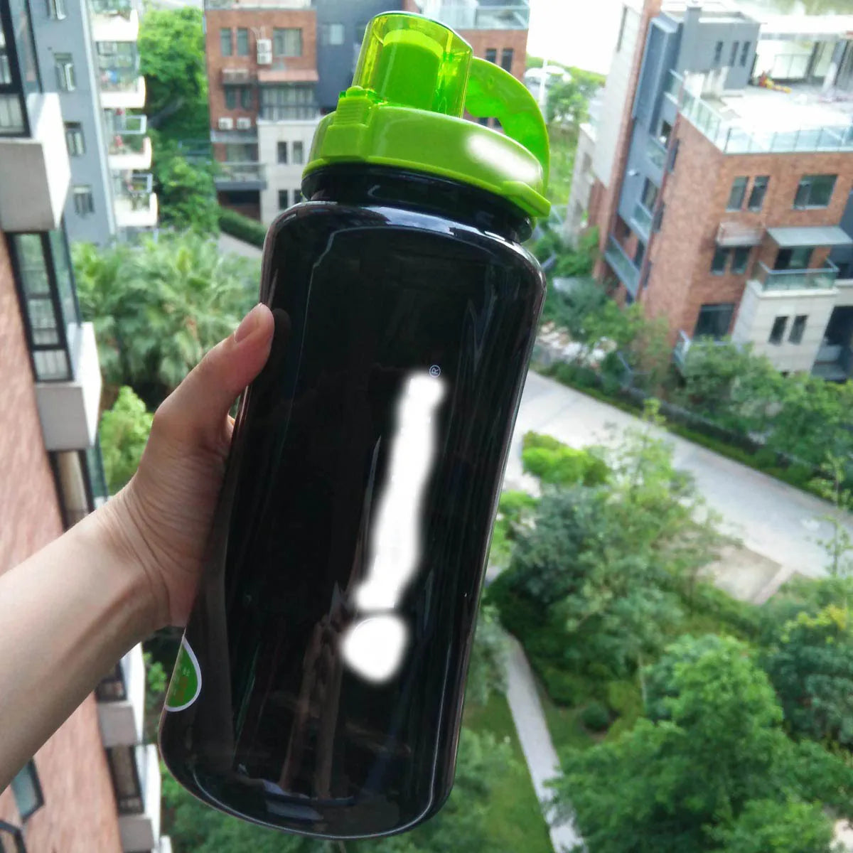 Straw Water Bottle