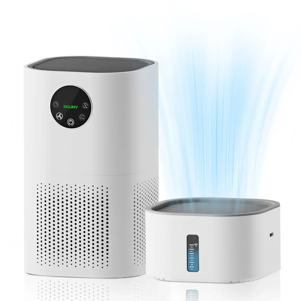 2-in-1 Air Purifier & Humidifier – H13 HEPA Filtration
